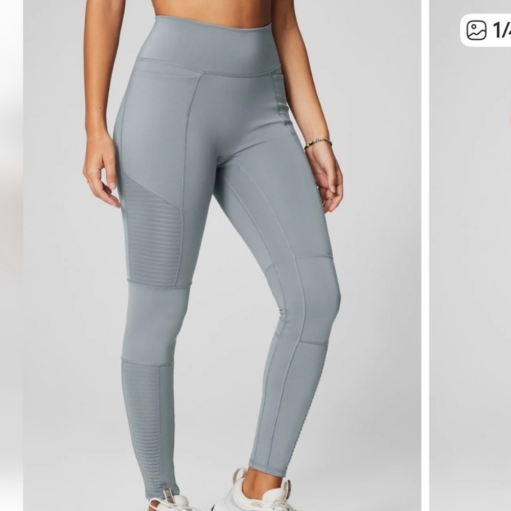 Motion365+ High-Waisted Moto Legging stormcloud M Tall
